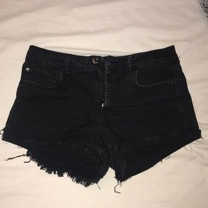 American Eagle hi rise festival shorts